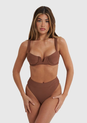 Greta Top - Brown